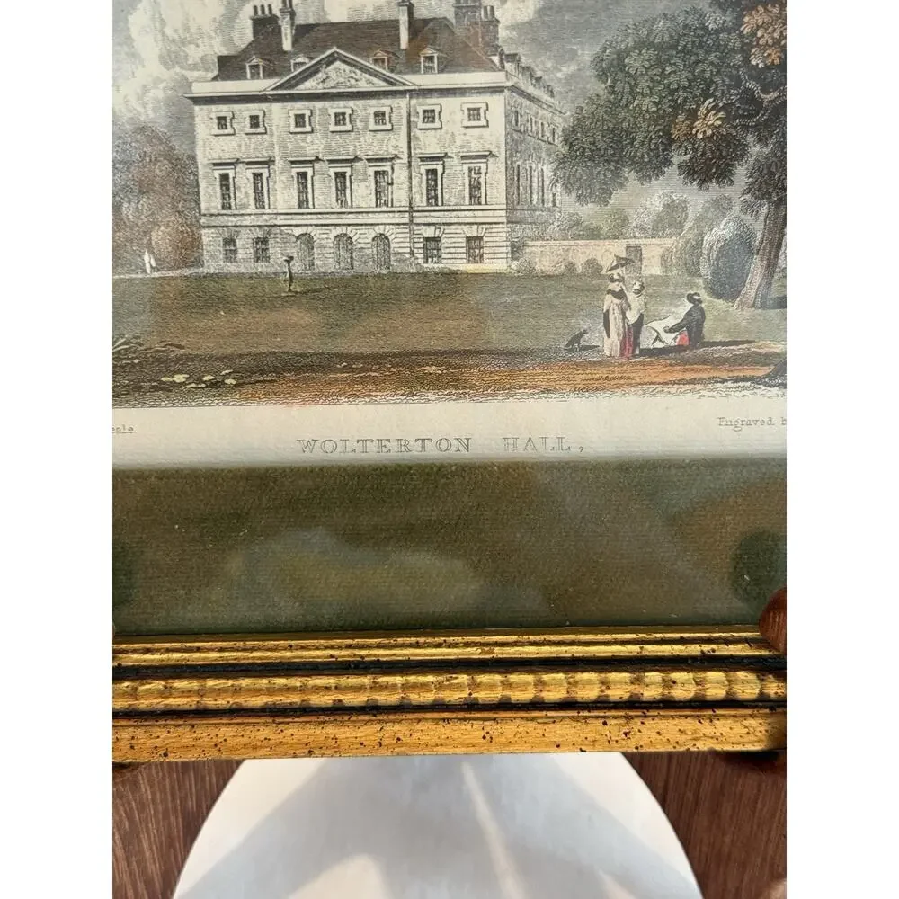 J.P. Neale Wolverton Hall Topographical Print Norfolk England